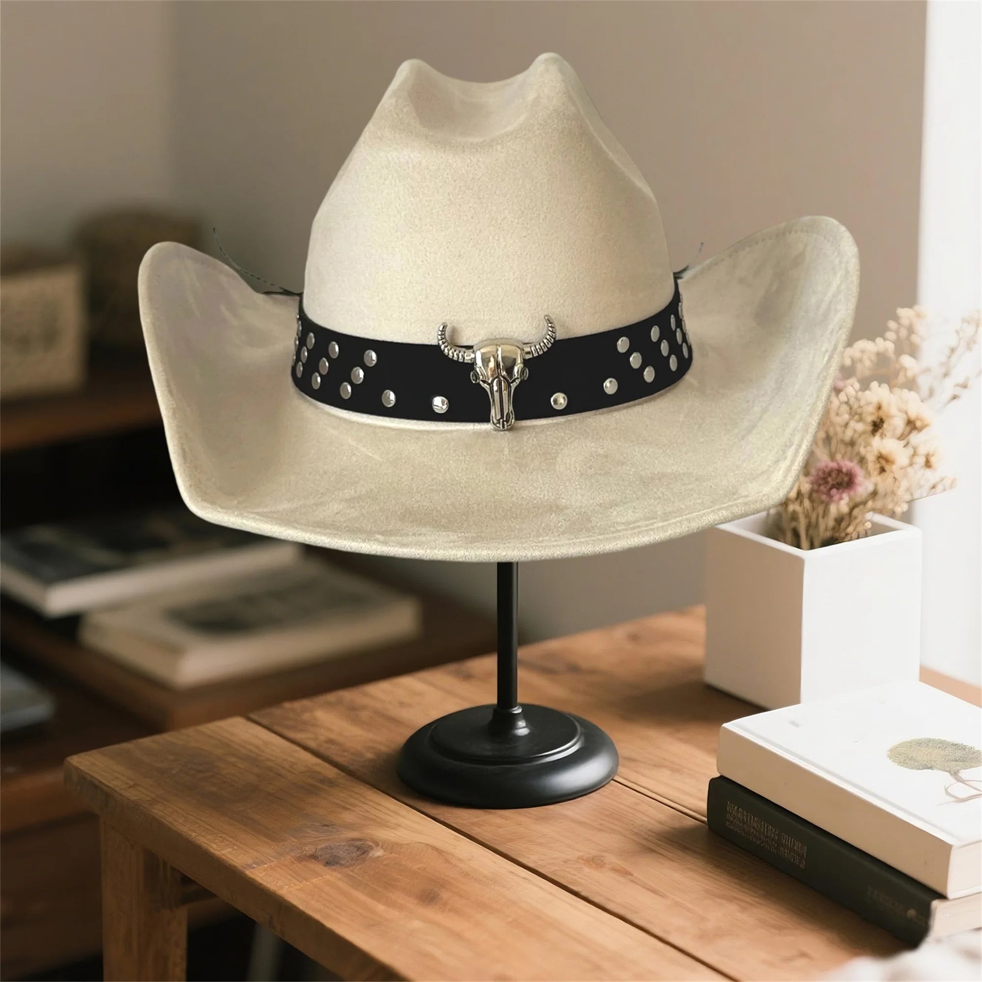 Bull Head Cowboy Hat
